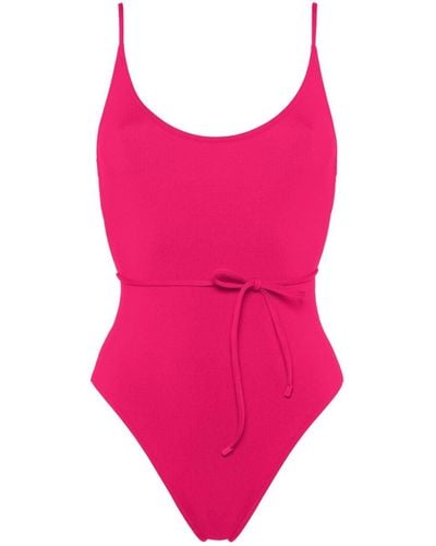 Eres Cosmic Belted Swimsuit - Pink