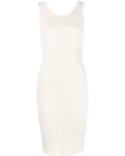 Filippa K Ria Ribbed-knit Jersey Dress - White