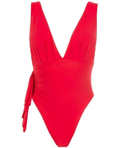 Clube Bossa Unika High-leg Swimsuit - Red
