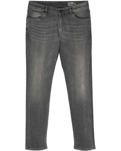 PT Torino Mid-rise Straight-leg Jeans - Gray