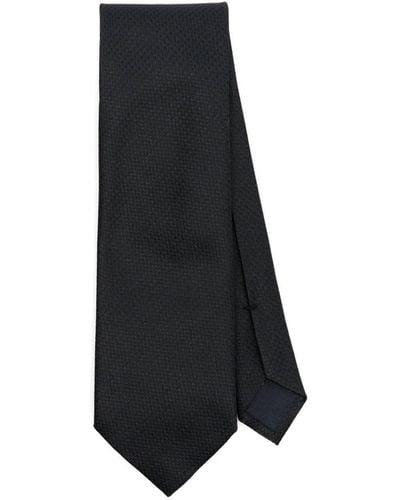 Tom Ford Patterned-jacquard Silk Tie - Black