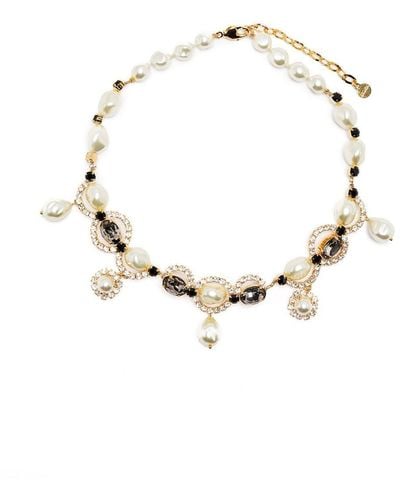 Erdem Swirl Necklace - White