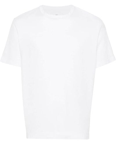 Fedeli T-Shirt mit Rundhalsausschnitt - Weiß