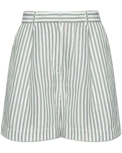Posse Lorenzo Striped Shorts - Grey