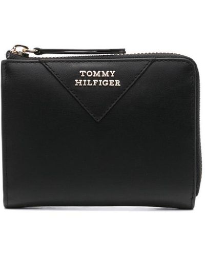 Tommy Hilfiger Portemonnaie mit Logo - Schwarz