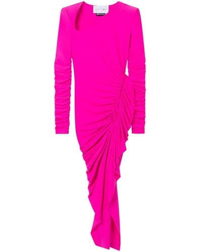 AZ FACTORY X Ester Manas Cut-out Asymmetrical Dress - Pink