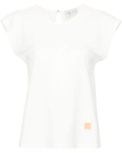 Forte Forte Camiseta sin mangas - Blanco