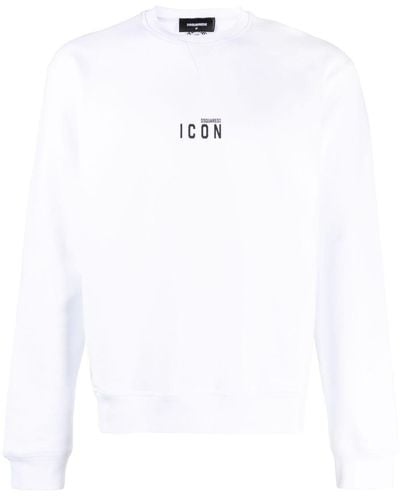 DSquared² White Sweatshirt With Logo