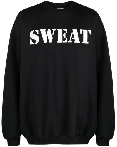 Vetements Sweat スウェットシャツ - ブラック