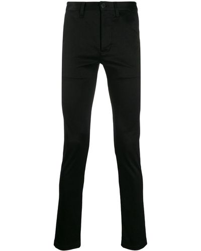 Saint Laurent Fitted Chino Pants - Black
