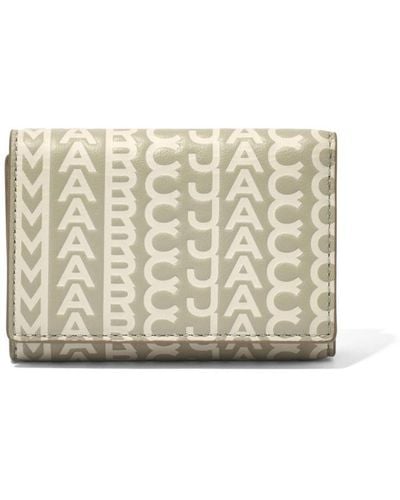 Marc Jacobs The Monogram Medium Tri-fold Wallet - White