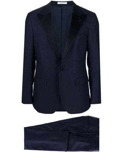 Boglioli Wool Single-breasted Suit - Blue