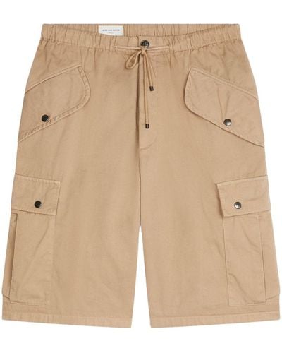 Dries Van Noten Multi-pocket cargo shorts - Natur