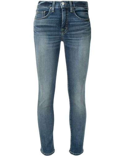 Nili Lotan Jeans skinny a vita alta - Blu