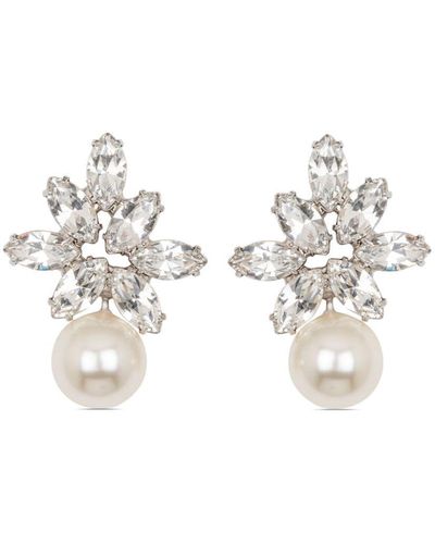 Jennifer Behr Liza Pearl Earrings - White