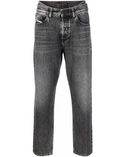DIESEL D-fining Tapered-leg Jeans - Grey