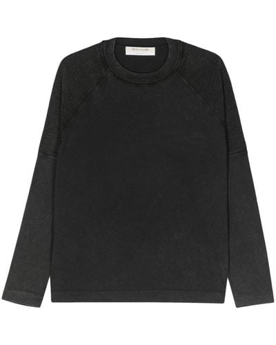 1017 ALYX 9SM Panelled Cotton Sweatshirt - Black