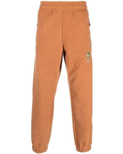 Barrow Pantaloni sportivi con ricamo - Arancione