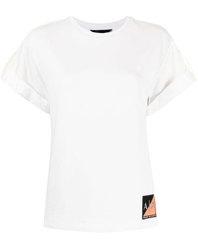 Armani Exchange ロゴパッチ スウェットシャツ - ホワイト