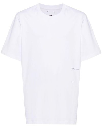 OAMC T-Shirt mit grafischem Patch - Weiß