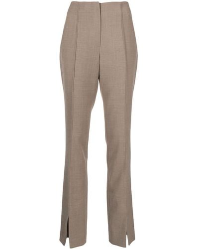 Rejina Pyo Front-slit Trousers - Grey