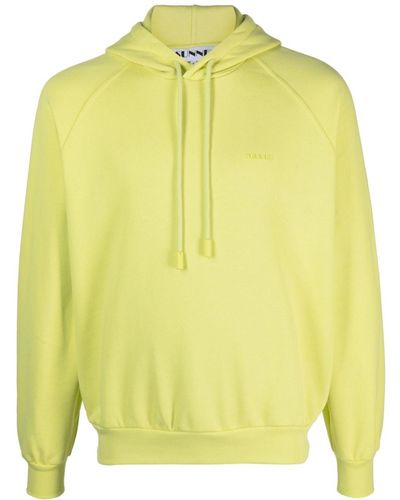 Sunnei Organic Cotton Hooded Jumper - Yellow