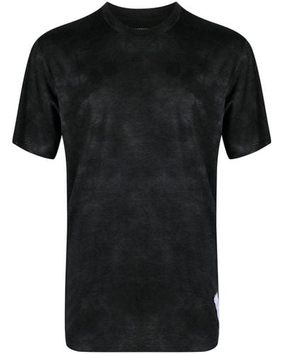 Satisfy CloudMerino T-Shirt mit Rundhalsausschnitt - Schwarz