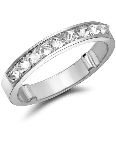 Pragnell 18kt White Gold Rockchic Diamond Half-eternity Ring