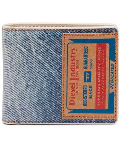 DIESEL Jackron Bi-fold Coin S Wallet - Blue