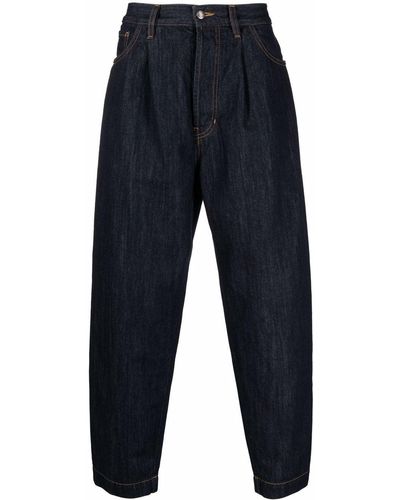 Societe Anonyme High-waist Tapered Jeans - Blue