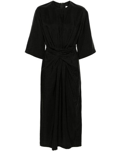 Christian Wijnants Vestido midi Dembet - Negro