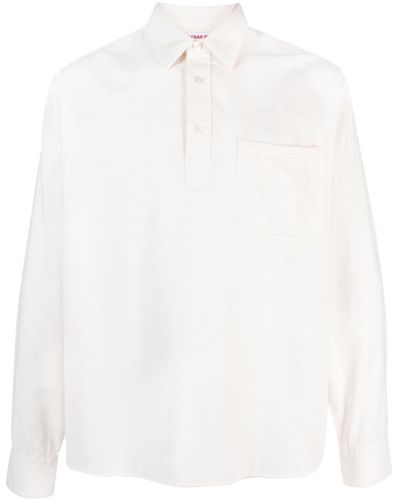 Orlebar Brown Long-sleeve Cotton Shirt - White