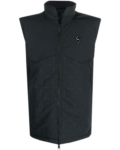 A_COLD_WALL* Logo-patch Printed Gilet - Black