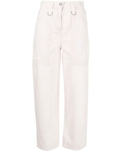 IRO Liouquet Cropped-Jeans - Pink