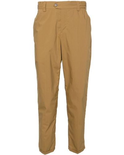 PT Torino Reworked Mid-rise Tapered Trousers - Natural