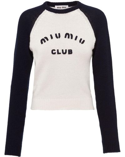 Miu Miu カシミア セーター - ブラック