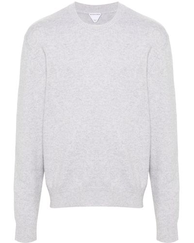 Bottega Veneta Intrecciato-patches Sweater - White
