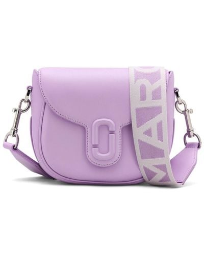 Marc Jacobs The J Marc Small Saddle Tasche - Lila