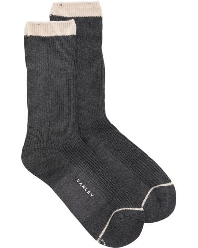 Varley Ribbed Knit Socks - Black
