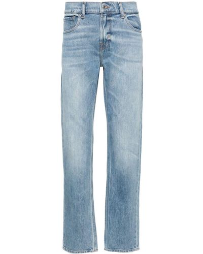 7 For All Mankind Mid-rise Skinny Jeans - Blauw