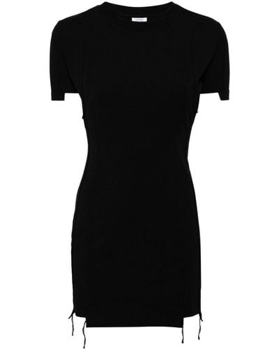 Vetements Cut-out Short-sleeve Minidress - Black