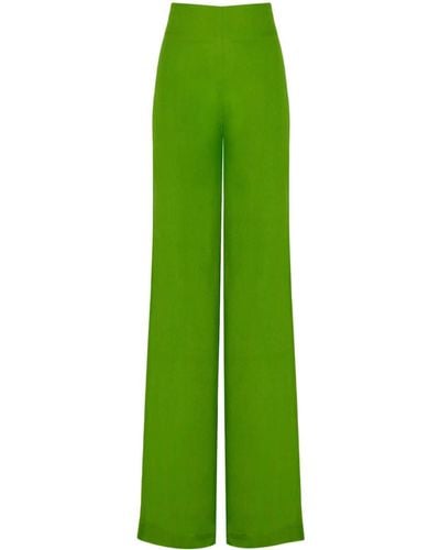 Silvia Tcherassi Grotte High-waisted Trousers - Green