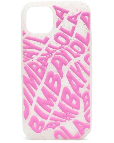 Bimba Y Lola Iphone 15 Plus Glittered Case - Pink