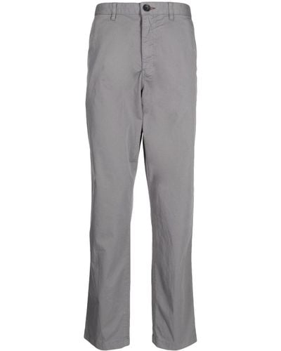 PS by Paul Smith Straight-leg Twill Pants - Gray