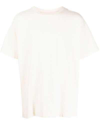 John Elliott University T-Shirt mit rundem Ausschnitt - Weiß