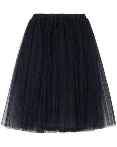 COMME DES GARÇON BLACK Tutu High-waisted Midi Skirt - Black