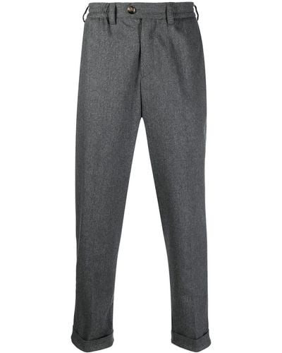 PT Torino Straight-leg Tailored Pants - Grey