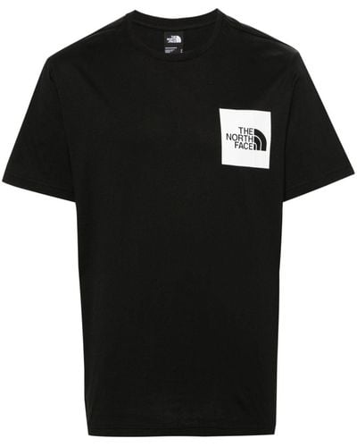 The North Face T-Shirt mit Logo-Print - Schwarz