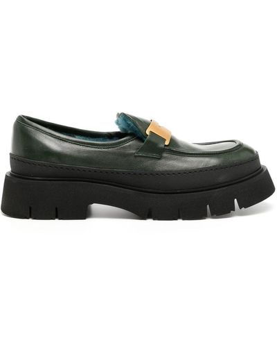 Madison Maison Loafers Met Chunky Zool - Zwart