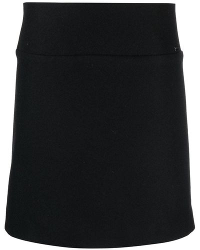 Fay Minifalda con cintura alta - Negro